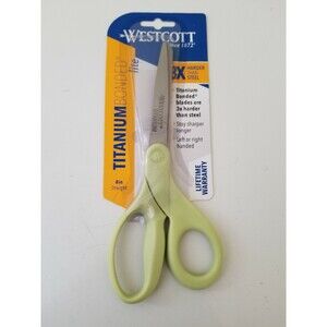 WESTCOTT TITANIUM BONDED 8" BLADES ARE 3X Harder than Steel New